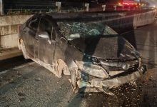 Capotamento na BR-470 em Indaial deixa três feridos no bairro Rio Morto