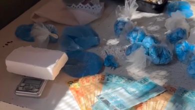 Trio é preso com grande quantidade de cocaína e R$ 19 mil durante operação da PM em Timbó