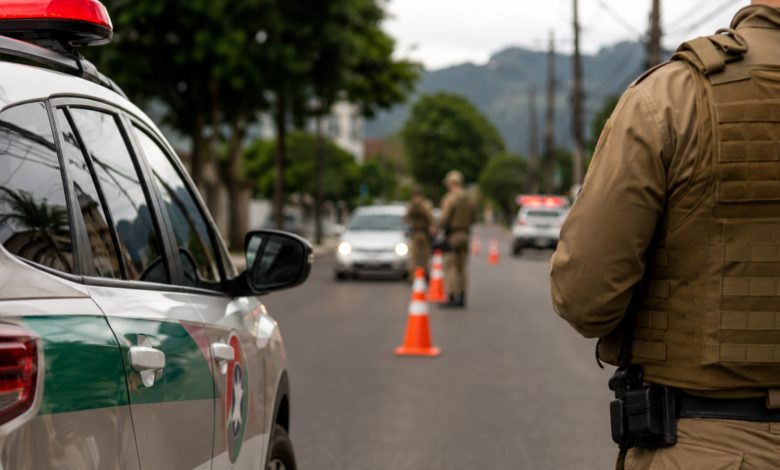 Polícia Militar atende 75 ocorrências e realiza quatro prisões durante ações em Timbó