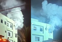 Moradora escapa de incêndio em apartamento e prédio precisa ser evacuado em Blumenau