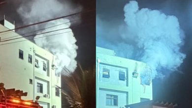 Moradora escapa de incêndio em apartamento e prédio precisa ser evacuado em Blumenau