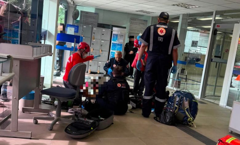 Mal súbito em agência bancária termina com morte de homem em Pomerode