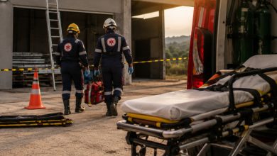Trabalhador é intubado após cair de telhado de seis metros e sofrer grave traumatismo em Brusque