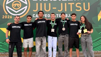 Equipe de Indaial sobe ao pódio no Campeonato Brasileiro de Jiu-Jitsu com ouro e medalhas nacionais
