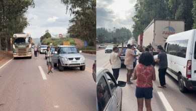 Roda de pagode improvisada transforma congestionamento em momento descontraído em rodovia