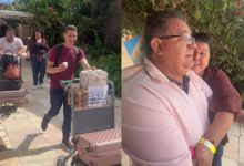 Filho leva pais para conhecer o mar pela primeira vez e momento emocionante marca viagem em família