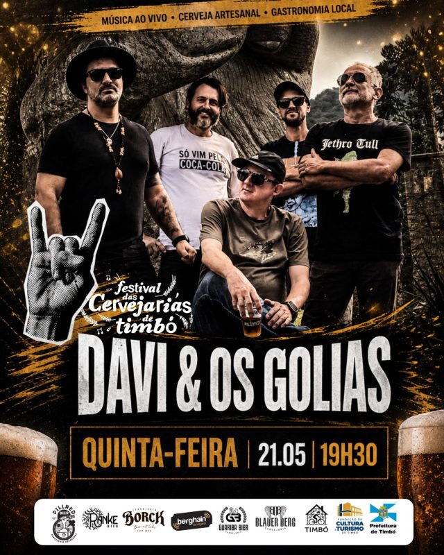 Contagem regressiva em Timbó para o Festival das Cervejarias 2026 com programação completa e grandes atrações
