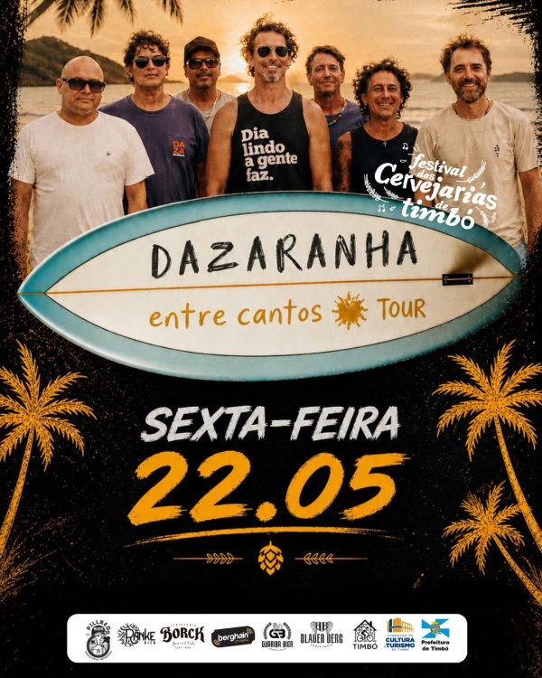 Contagem regressiva em Timbó para o Festival das Cervejarias 2026 com programação completa e grandes atrações