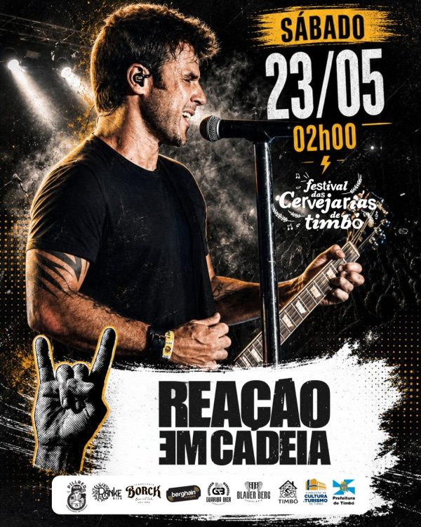 Contagem regressiva em Timbó para o Festival das Cervejarias 2026 com programação completa e grandes atrações
