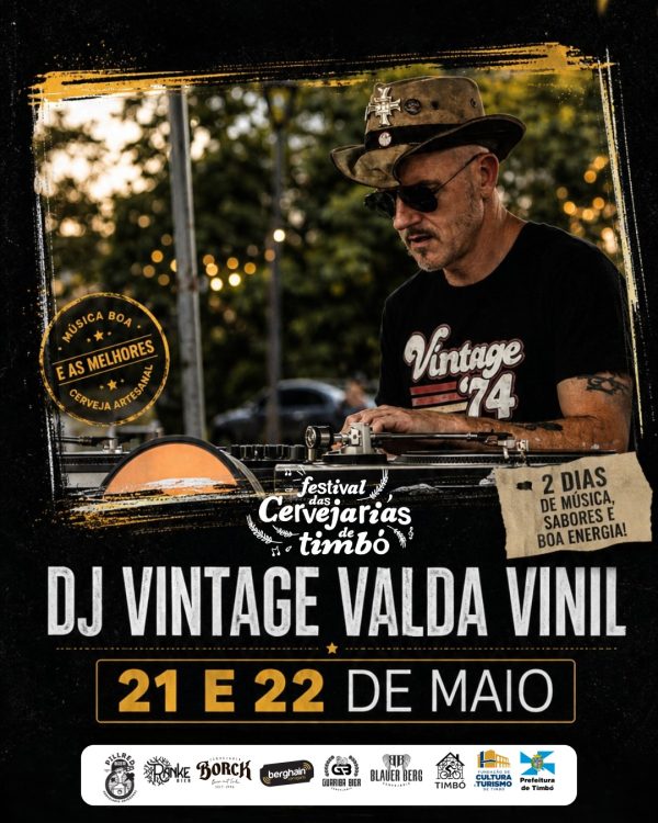Contagem regressiva em Timbó para o Festival das Cervejarias 2026 com programação completa e grandes atrações