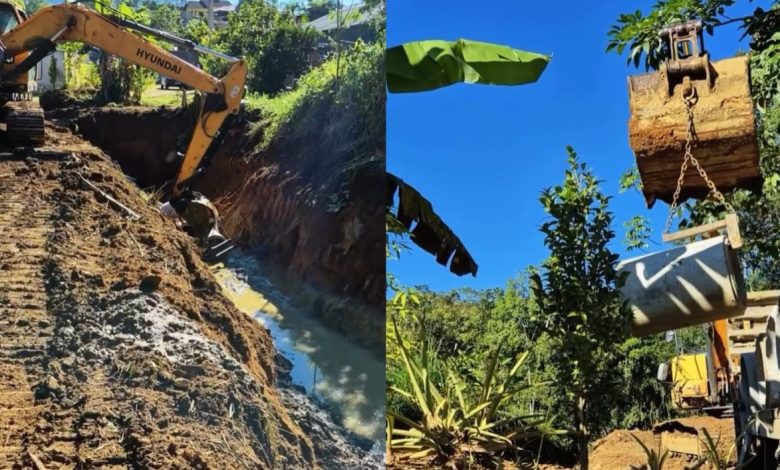 Obra aguardada há anos: drenagem pluvial promete acabar com mau cheiro e acúmulo de lixo em Benedito Novo