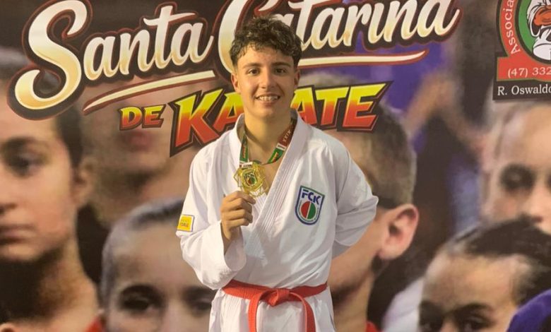 Com ouro na categoria Júnior, Yago Gabriel de Liz se torna tricampeão consecutivo da Taça Santa Catarina
