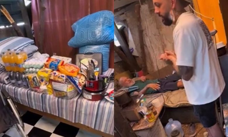 Após 18 anos vivendo em condições precárias, homem amputado ganha cadeira de rodas e reforma e emociona com recomeço
