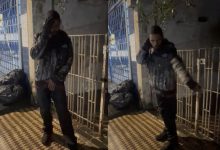 Homem pede para ser filmado e surpreende policiais com passos inspirados em Michael Jackson