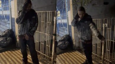 Homem pede para ser filmado e surpreende policiais com passos inspirados em Michael Jackson