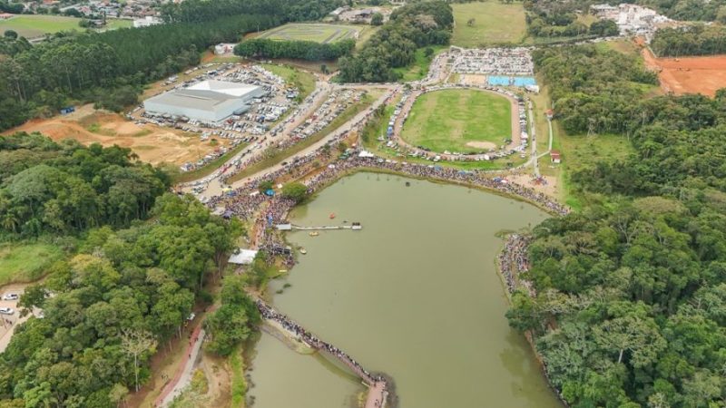 Com parque lotado, Bike Maluca quebra recorde de público em Indaial e reúne famílias em domingo de diversão