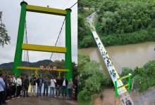 Após anos de manutenção, Ponte Artur Ostrowski é inaugurada em Rodeio e passa a ser referência regional