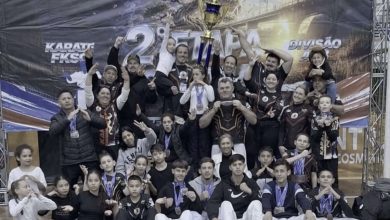 Com 87 medalhas, Indaial conquista o topo do karatê em Santa Catarina