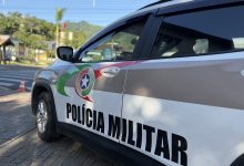 Durante a madrugada, motocicleta é furtada de residência e mobiliza buscas da PM em Indaial