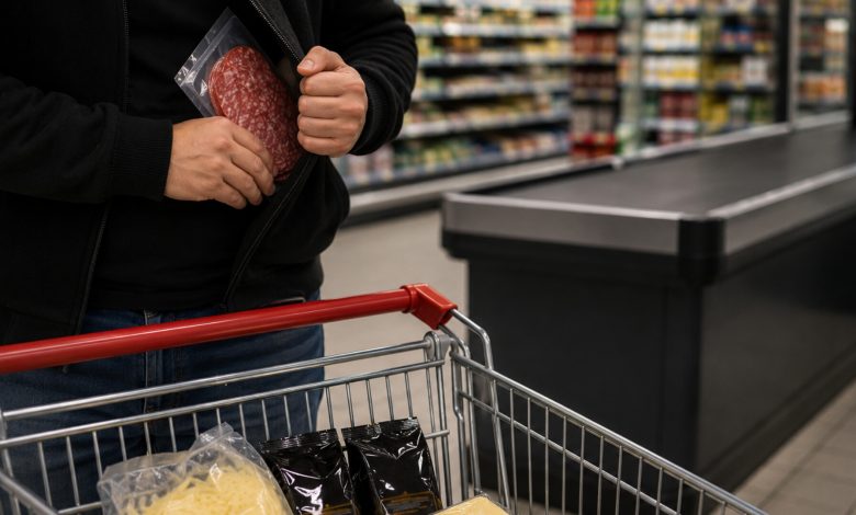 Homem é preso após sair de supermercado sem pagar por produtos em Timbó