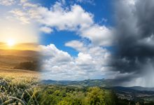 Sol, frio e mudança no tempo marcam o fim de semana em Santa Catarina