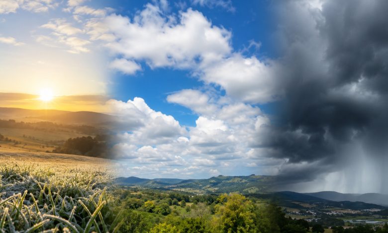 Sol, frio e mudança no tempo marcam o fim de semana em Santa Catarina