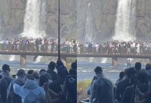 Por um celular: turista arrisca a vida e entra em área proibida nas Cataratas do Iguaçu