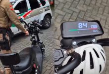 Blumenau: PM reforça fiscalização e alerta para riscos de patinetes elétricos com velocidade adulterada