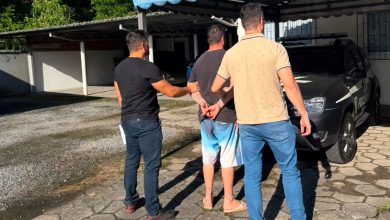 Condenado por estupro é preso em Indaial durante ação da Polícia Civil