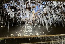 Frio intenso transforma paisagem da Serra catarinense e leva termômetros a temperaturas negativas
