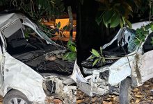 Motorista sem cinto de segurança sofre múltiplos traumas após capotamento em SC