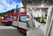 Estrutura cede e chapas de até 300 kg atingem trabalhadores em marmoraria de Gaspar