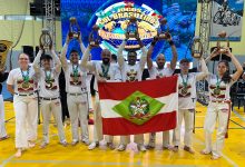 Com tricampeão e atletas premiados, Abadá Capoeira Timbó é destaque nos Jogos Sul-Brasileiros 2026