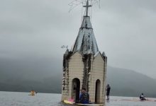 A história da igreja submersa da Barragem do Rio São Bento, em Siderópolis