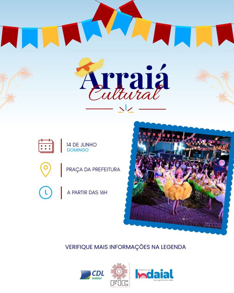 Arraiá Cultural promete lotar a Praça da Prefeitura com quadrilha campeã e clima junino em Indaial