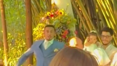 Ao ver a noiva no altar, noivo quase desmaia e reação emocionante viraliza