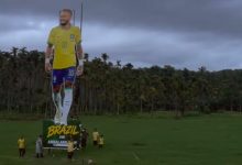 Homenagem gigante a Neymar impressiona torcedores e viraliza na Índia