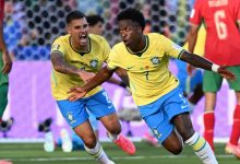 Vini Jr. salva o Brasil, mas seleção decepciona em estreia na Copa diante de Marrocos