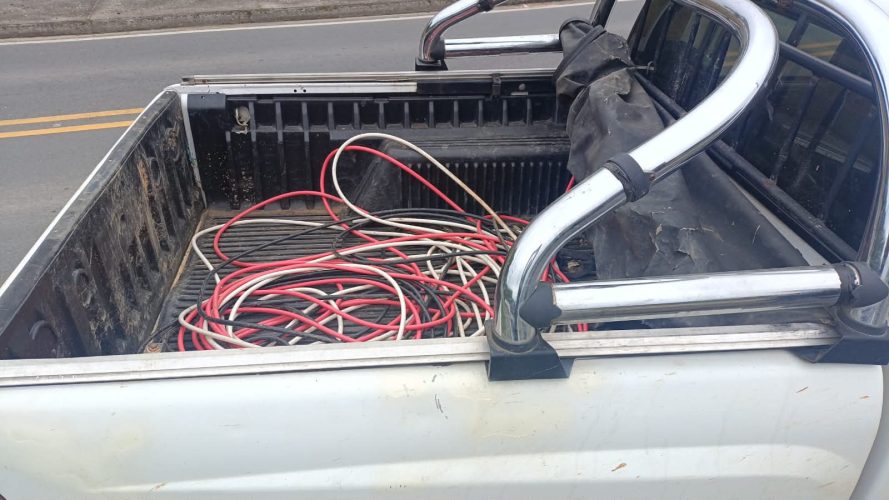 Ladrão é preso após furtar fios de olaria e bicicleta em Rio dos Cedros