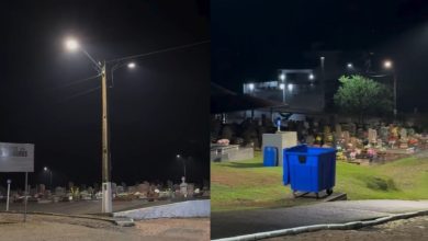 Após muitos pedidos, cemitérios de Timbó recebem nova iluminação e manutenção permanente