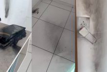Celular explode durante carregamento e deixa rastro de cinzas em casa: caso viral acende alerta sobre riscos no uso noturno