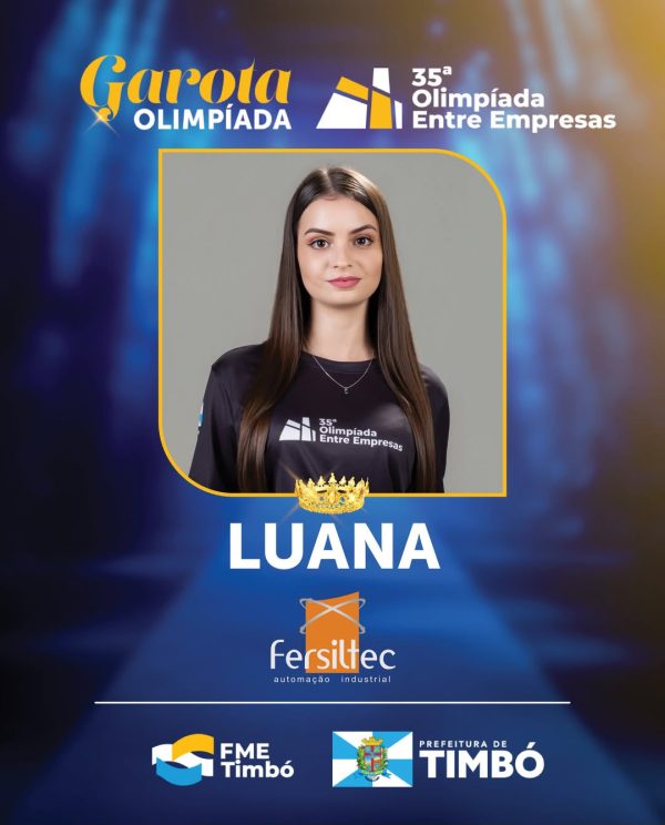 Quem será a Garota Olimpíada? Conheça as 18 candidatas que representam as empresas de Timbó