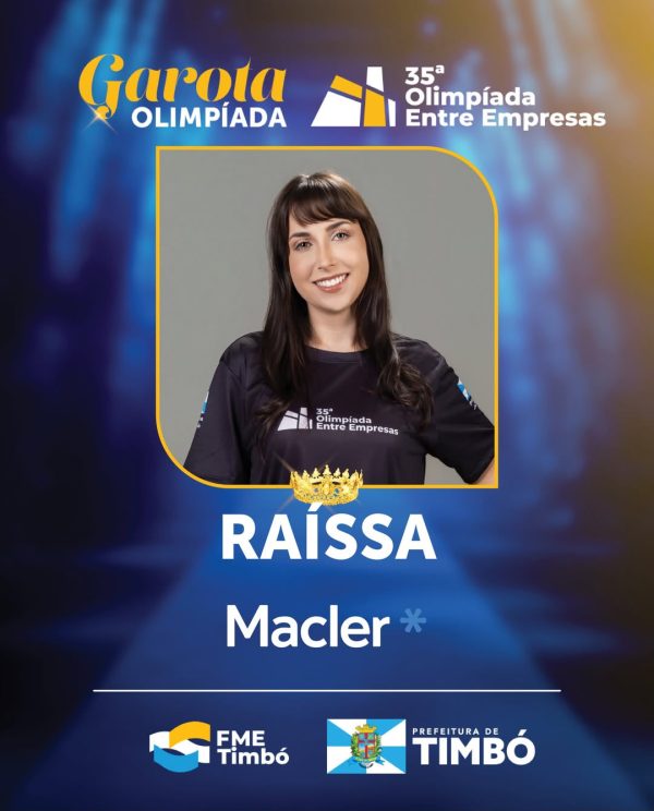 Quem será a Garota Olimpíada? Conheça as 18 candidatas que representam as empresas de Timbó