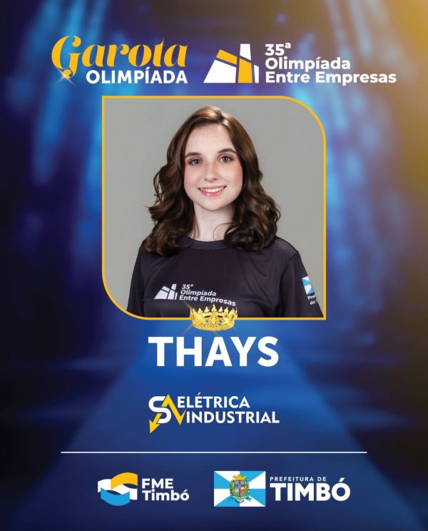 Quem será a Garota Olimpíada? Conheça as 18 candidatas que representam as empresas de Timbó