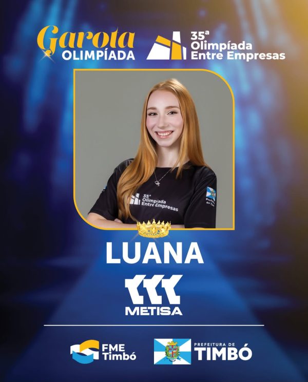 Quem será a Garota Olimpíada? Conheça as 18 candidatas que representam as empresas de Timbó