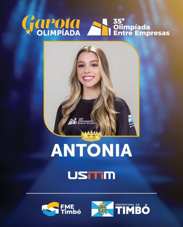 Quem será a Garota Olimpíada? Conheça as 18 candidatas que representam as empresas de Timbó
