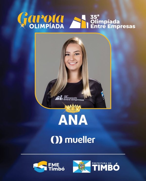Quem será a Garota Olimpíada? Conheça as 18 candidatas que representam as empresas de Timbó