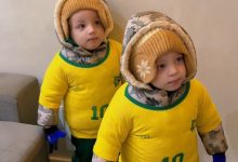 Mini torcedores do Sul mostram que a paixão pela Seleção é mais forte que o frio