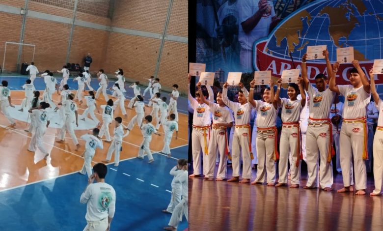 Festival Nacional da Arte Capoeira reúne grandes mestres e mais de 70 crianças em Timbó