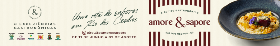 Circuito Gastronômico Amore e Sapore convida o público a descobrir os sabores e encantos de Rio dos Cedros
